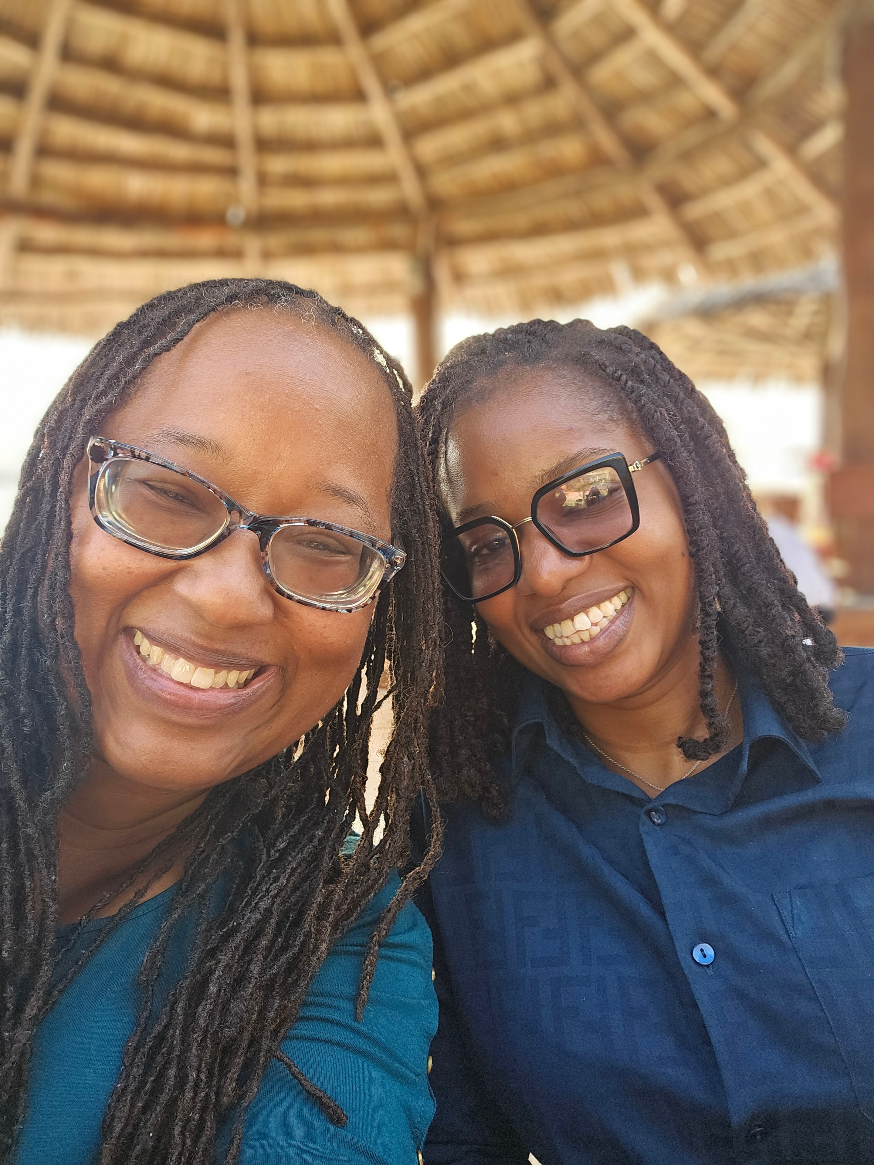 Kimberly DeWitt and Flora Mutakyawa in Tanzania